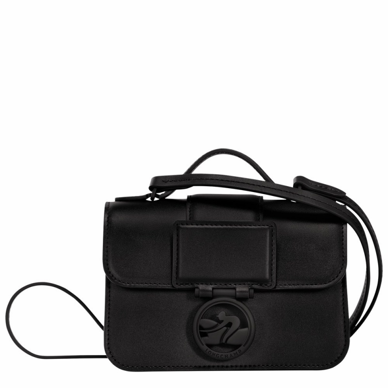Black Longchamp Boxford L Men's Crossbody Bags